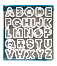 Set Formine Stampi Per Dolci Biscotti A Forma Di Lettere Alfabeto Kit Pasticcere         