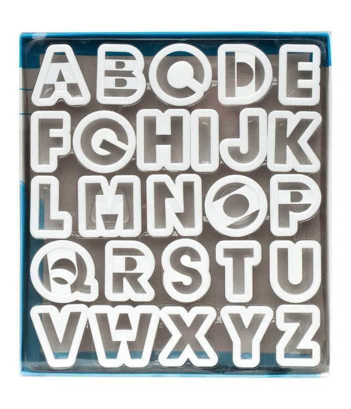 Set Formine Stampi Per Dolci Biscotti A Forma Di Lettere Alfabeto Kit Pasticcere         