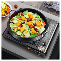 Trade Shop - Set Fornello A Gas Da Campeggio In Valigetta A Doppia Funzione Cartucce Interne Bombola -