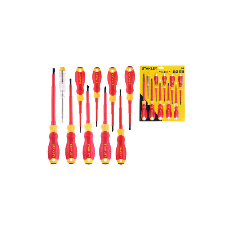 Set giraviti 9 pezzi + cacciavite aggiuntivo – Stanley STHT60032-0