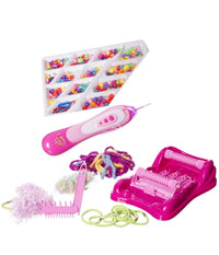 Set Hair Beader Crea Codini E Trecce Gioiello Giochi Giocattolo Per Bambini         