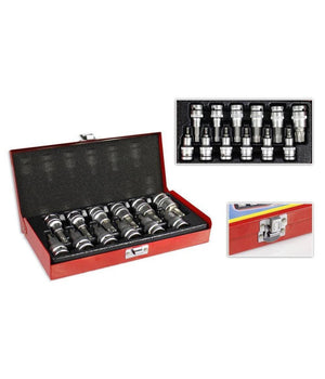 Set Inserti A Bussola Torx 13 Pz Punte Per Trapano Avvitatore Misure Fino A T80         