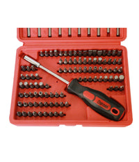 Set Kit 122 Pz Inserti Cacciavite Giraite Con Prolunga Bussole Torx Valigetta         