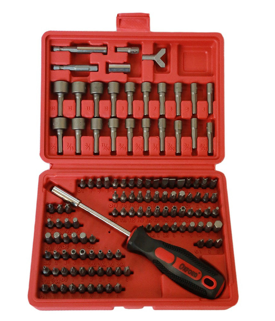 Set Kit 122 Pz Inserti Cacciavite Giraite Con Prolunga Bussole Torx Valigetta         