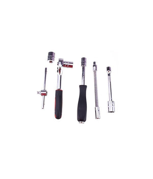 Set Kit 46 Pezzi Chiavi A Bussola Con Cricchetto 1/4" Cacciavite Esagonale Tubo         