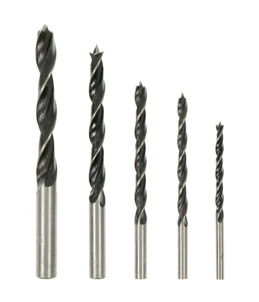 Set Kit 5 Pezzi Punte Punta Per Trapano Foratura Fori Su Ferro 4-5-6-7-8 Mm         