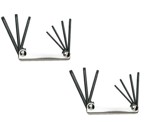 set kit chiavini Torx 8IN1 forati tascabili pieghevole T 10 15 20 25 27 30 40 45