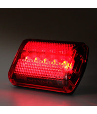 Set Luci Led A Batteria Anteriore Posteriore Per Bici Attacco Universale Xc-2075         