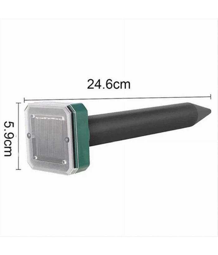 Set Luci Solari Quadrato Impermeabile Con Repellente Ad Ultrasuoni Per Parassiti         