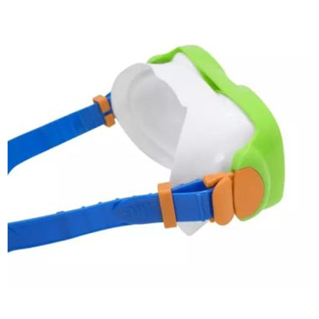 Trade Shop - Set Maschera Boccaglio Pinne Snorkeling Freestyle 7-14 Anni Piscina Mare 25019 -