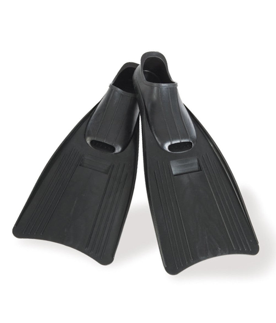 Set Maschera Boccaio Pinne Per Immersioni Snorkeling Sub Mare Piscina Nero         