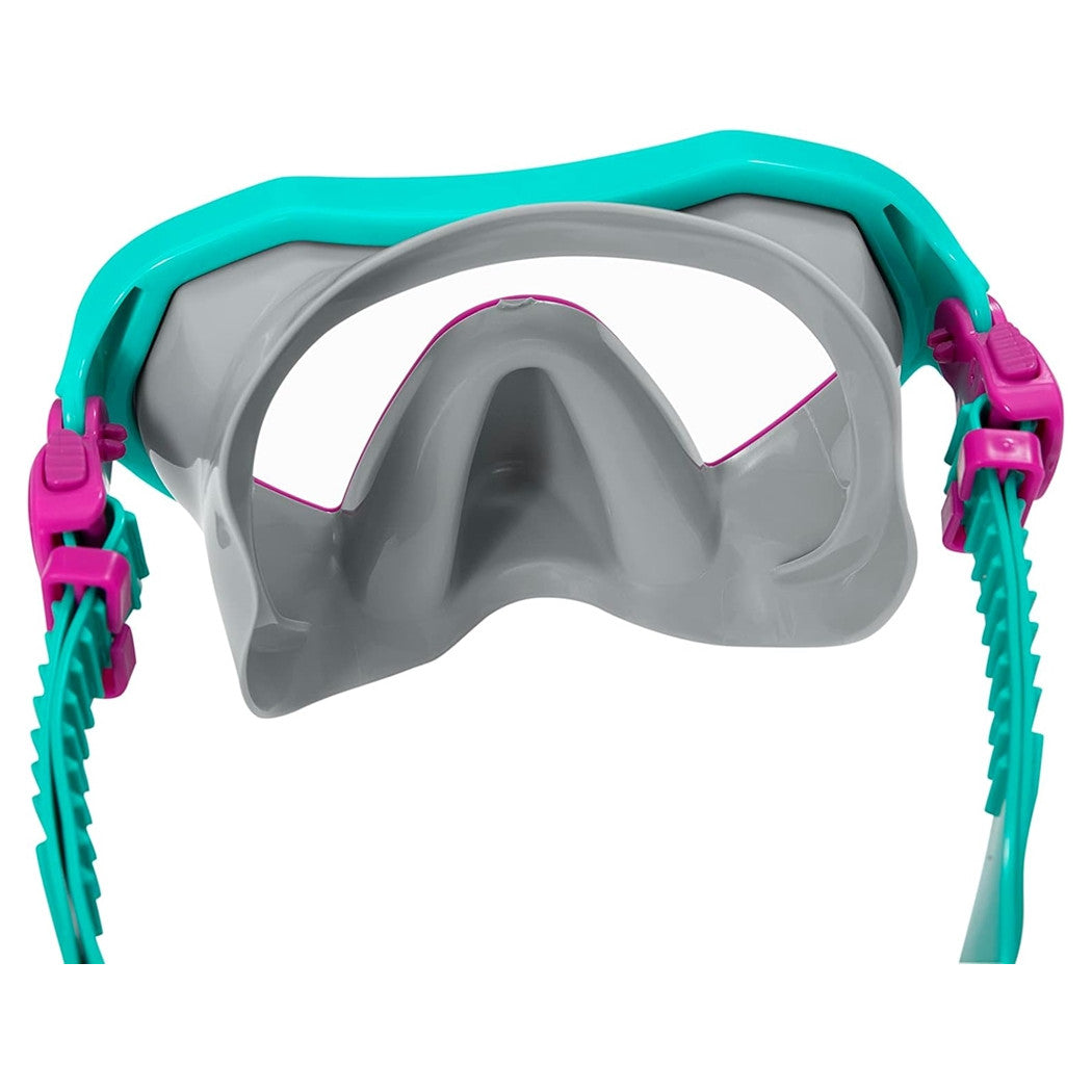 Trade Shop - Set Maschera Per Snorkeling Con Boccaglio Per Bambini 7-14 Anni Colori Ass 24025 -