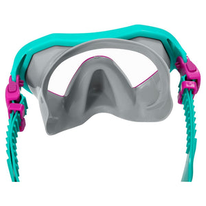 Trade Shop - Set Maschera Per Snorkeling Con Boccaglio Per Bambini 7-14 Anni Colori Ass 24025 -