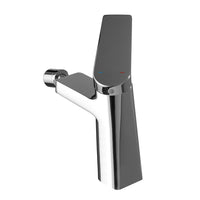 Set miscelatori cromato lucido lavabo e bidet in ottone Nemes