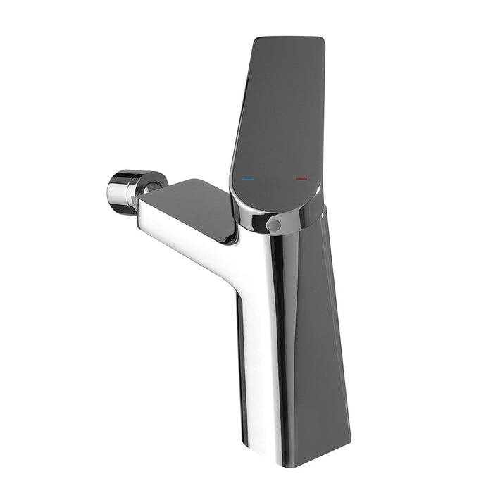 Set miscelatori cromato lucido lavabo e bidet in ottone Nemes