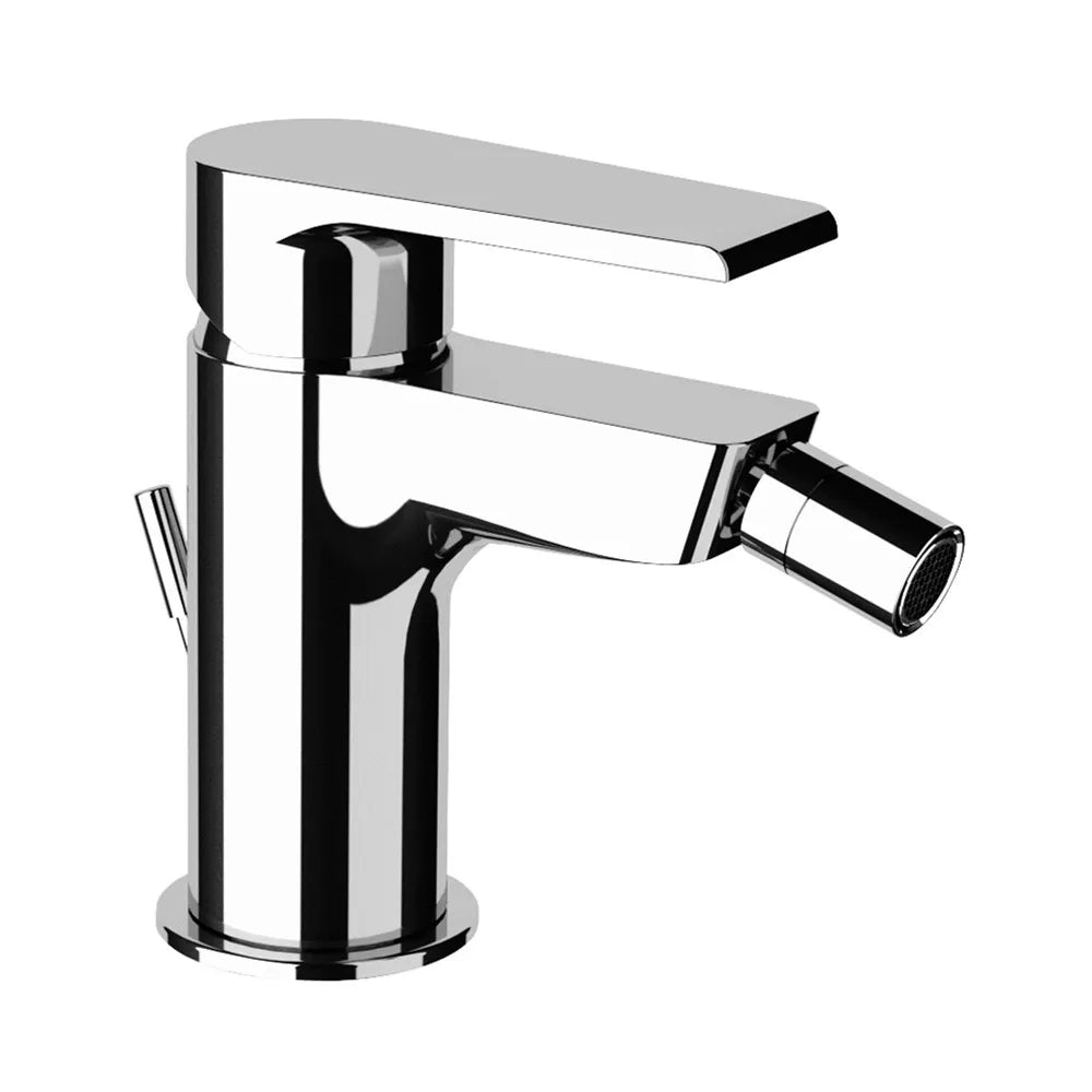Set miscelatori lavabo alto e bidet cromato Mariani serie Artic
