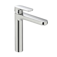 Set miscelatori lavabo alto e bidet Kreo in ottone cromato con piletta