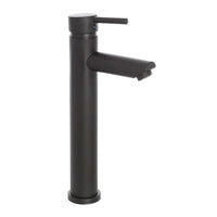 Set miscelatori lavabo alto e bidet nero opaco con piletta click clack  York