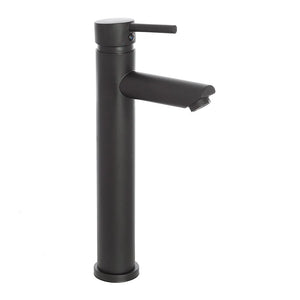 Set miscelatori lavabo alto e bidet nero opaco con piletta click clack  York
