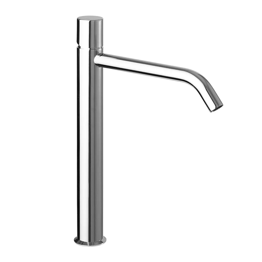 Set miscelatori lavabo alto e bidet senza leva cromato  Gemma