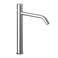 Set miscelatori lavabo alto e bidet senza leva cromato  Gemma