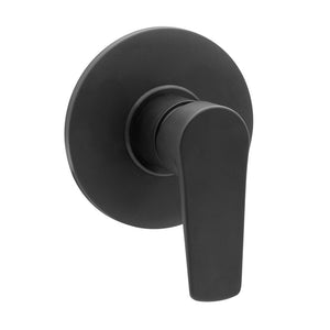 Set miscelatori lavabo bidet e doccia a incasso nero opaco  Erika