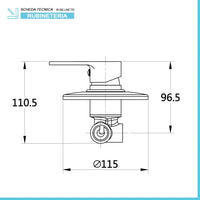 Set miscelatori lavabo bidet e doccia cromo con scarico incluso Prima