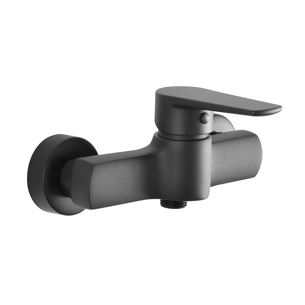 Set miscelatori lavabo bidet e doccia esterno nero opaco  Erika