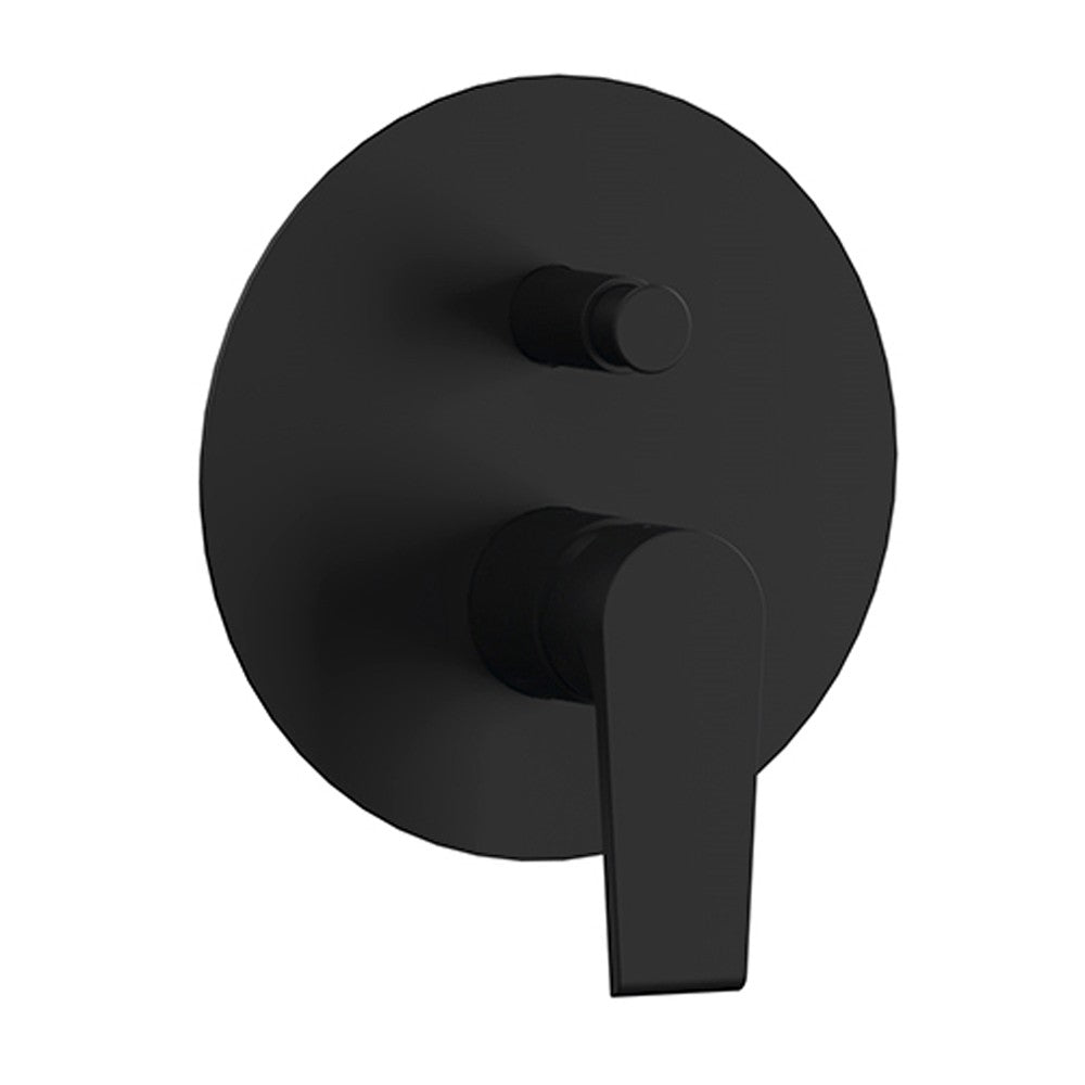 Set miscelatori lavabo bidet e doccia incasso nero opaco Mariani Artic