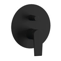 Set miscelatori lavabo bidet e doccia incasso nero opaco Mariani Artic