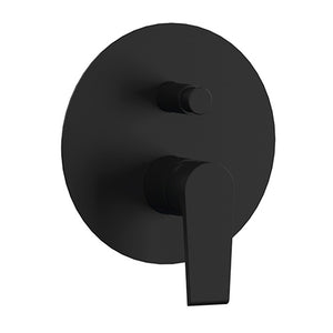 Set miscelatori lavabo bidet e doccia incasso nero opaco Mariani Artic