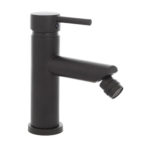 Set miscelatori lavabo e bidet nero opaco con piletta click clack  York
