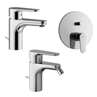 Set miscelatori Paffoni Green lavabo bidet e doccia incasso con deviatore