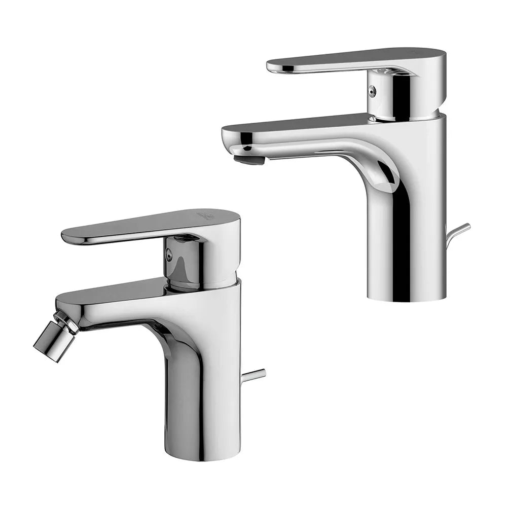 Set miscelatori Paffoni Green lavabo e bidet con scarico incluso