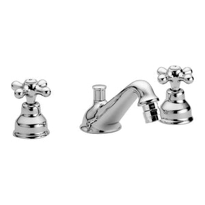 Set miscelatori Paffoni Iris lavabo canna alta e bidet con scarico incluso