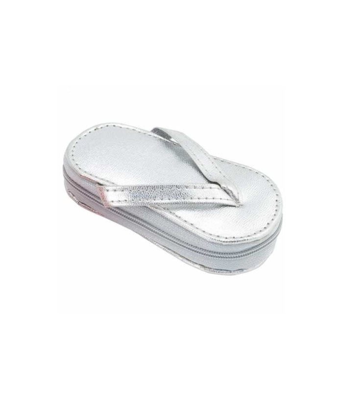 Set Per Manicure E Pedicure 5 Pezzi Flip Flop In Astuccio Pvc Beach Slipper         