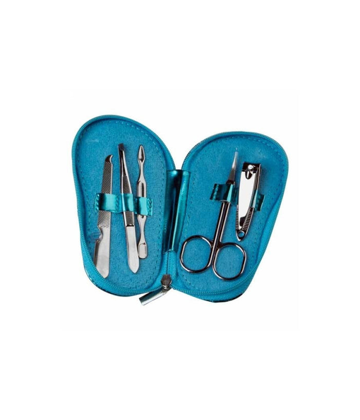 Set Per Manicure E Pedicure 5 Pezzi Flip Flop In Astuccio Pvc Beach Slipper         