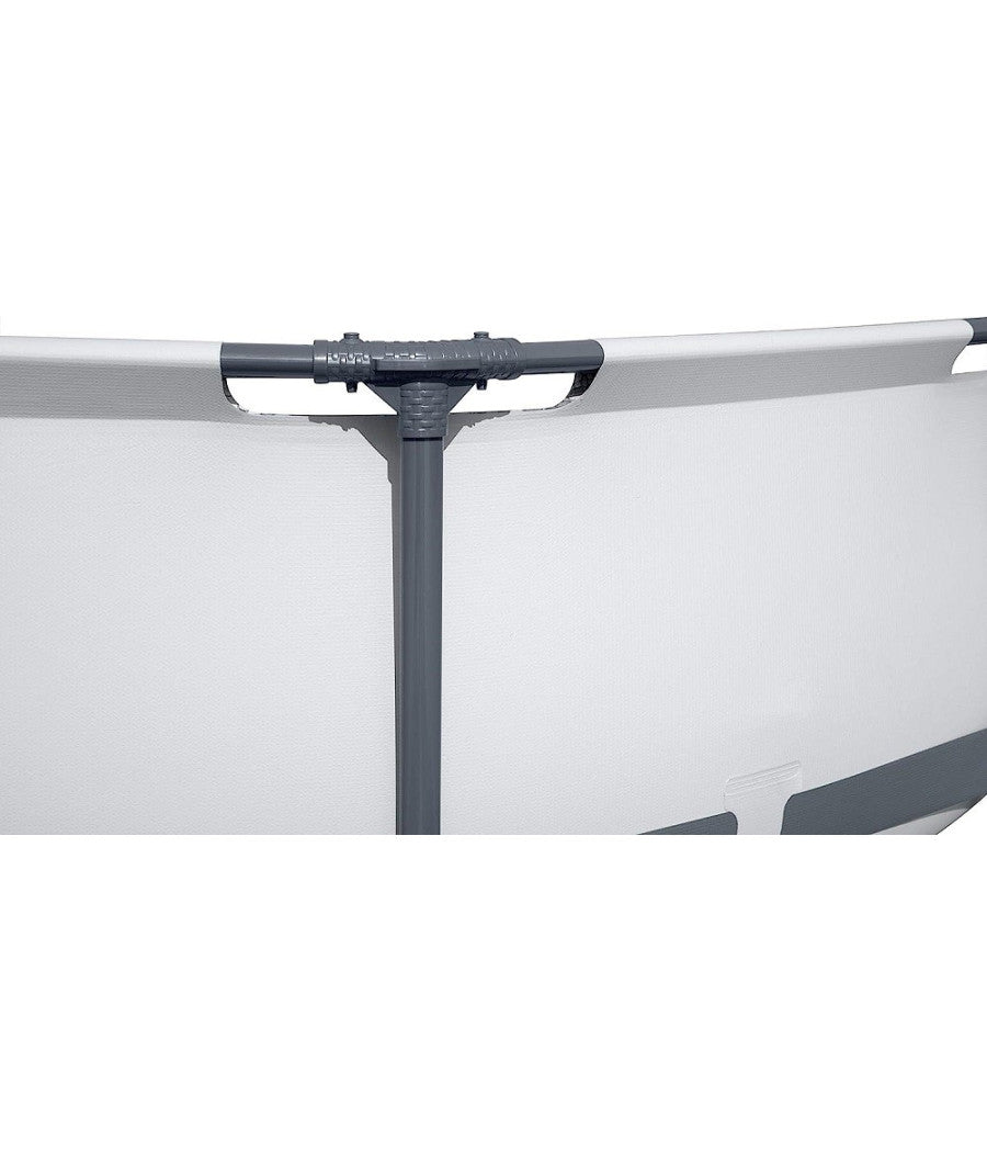 Set Piscina Fuori Terra Rotonda Steel Pro Max 366x76cm 6473lt Pompa Filtro 56416         