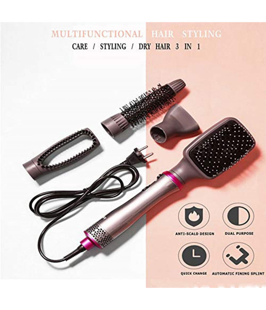 Set Professionale Per Styler Ad Aria Calda Piastra Asciugacapelli 4in1 Vgr V-408         