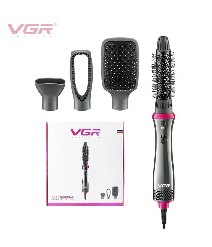 Set Professionale Per Styler Ad Aria Calda Piastra Asciugacapelli 4in1 Vgr V-408         