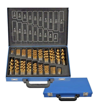Set Punte Trapano 170pz Pezzi Titanio Hss Valigetta Metallo 1 10 Mm Ferro Legno         