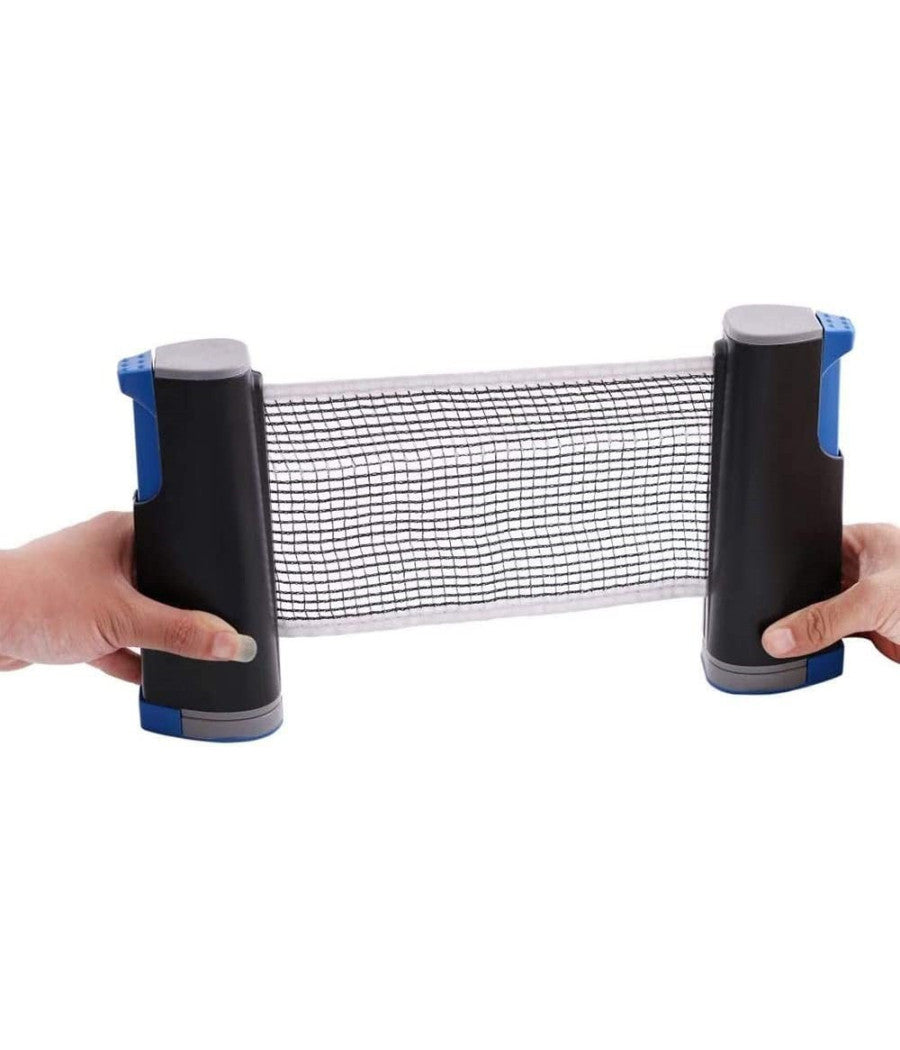 Set Racchette Ping Pong Con Staffa A Rete Retrattile Morsetti Palle Pali Tennis         