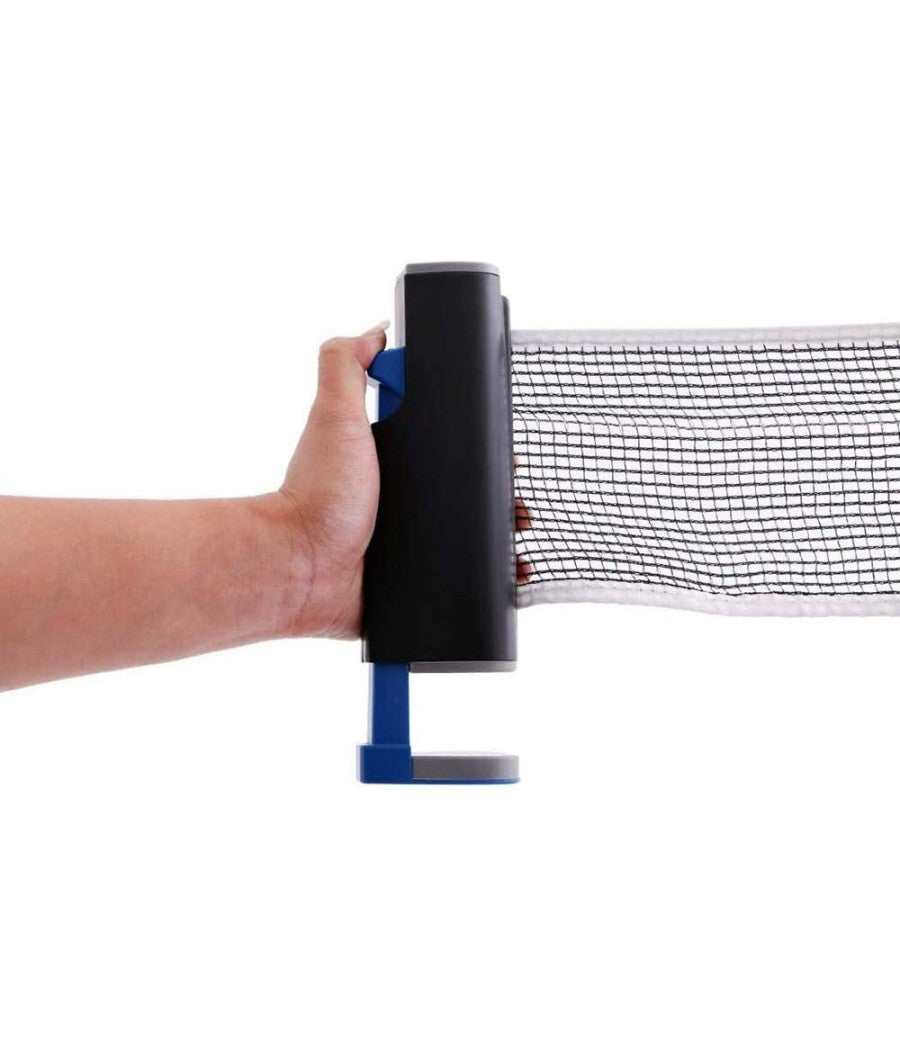 Set Racchette Ping Pong Con Staffa A Rete Retrattile Morsetti Palle Pali Tennis         