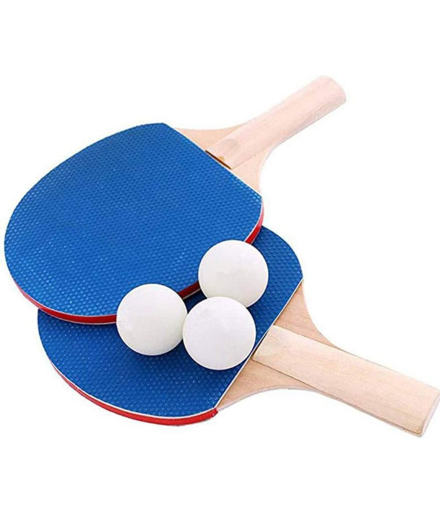 Set Racchette Ping Pong Con Staffa A Rete Retrattile Morsetti Palle Pali Tennis         