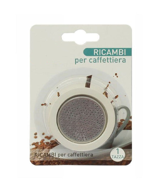 Set Ricambi Guarnizione Gomma Filtro Per Caffettiera Moka Caffè 1 Tazza 53324         