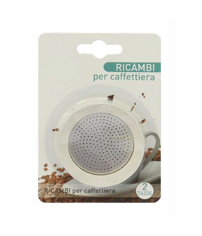 Set Ricambi Guarnizione Gomma Filtro Per Caffettiera Moka Caffè 2 Tazze 53325         