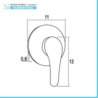 Set rubinetti lavabo bidet e doccia incasso con scarico automatico Kant