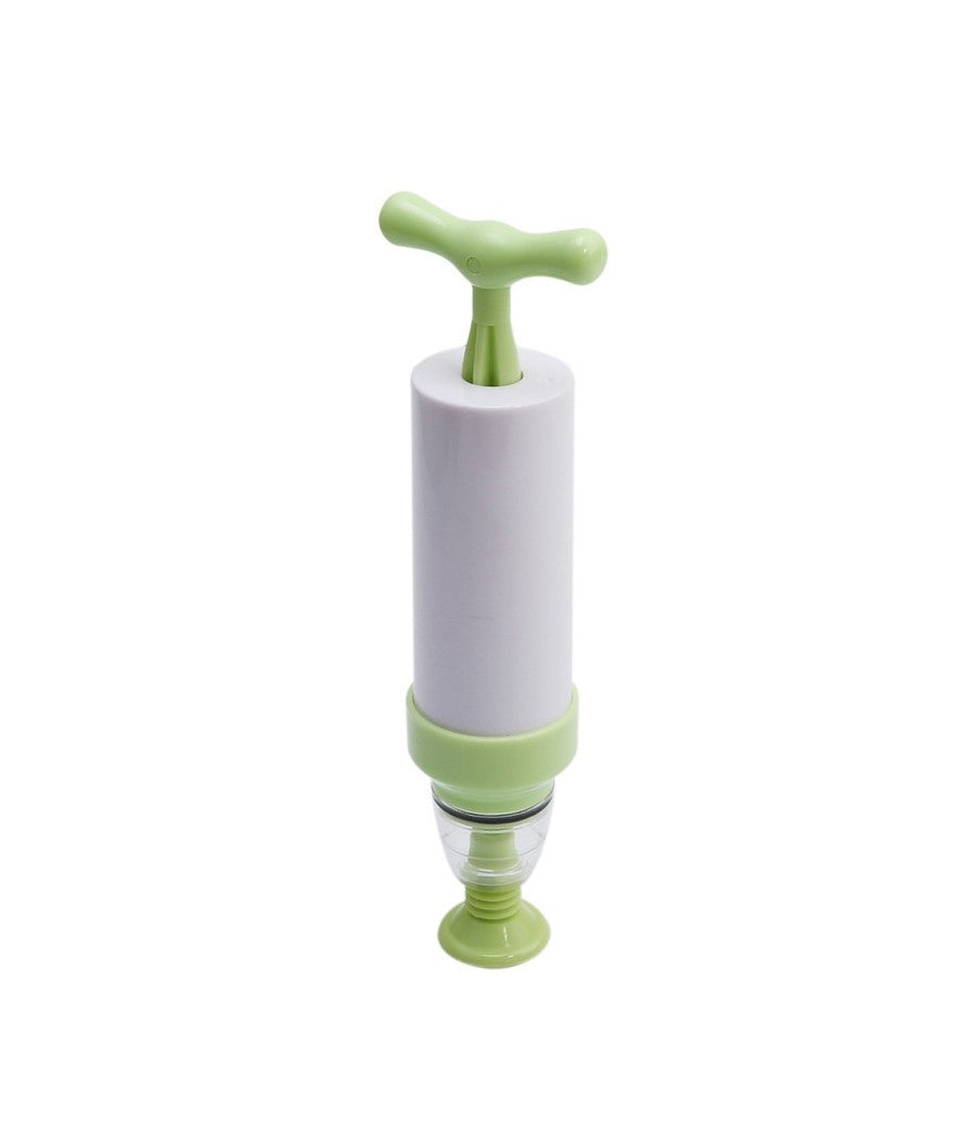 Set Sacchetti Zip Sottovuoto Con Pompa A Mano 2 Clip Chiudi Buste Sigilla Chiudi         