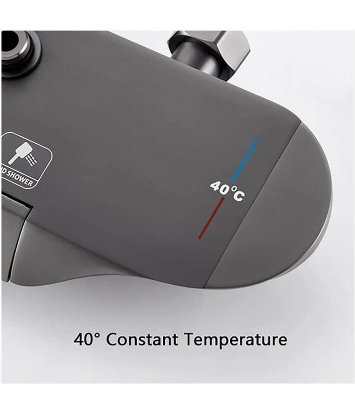 Set Saliscendi Bagno Colonna Doccia Miscelatore Rubinetto Soffione Doccetta Bidet 87346         