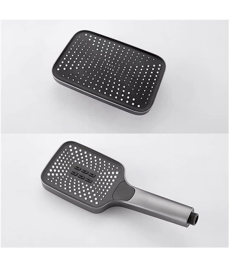 Set Saliscendi Bagno Colonna Doccia Miscelatore Rubinetto Soffione Doccetta Bidet 87346         